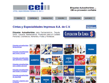 Tablet Screenshot of cei-cei.com.mx